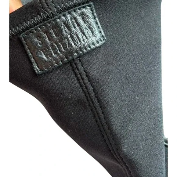 Stuart Weitzman Black Leather Stretch Over‎ The Knee Boots 7.5M